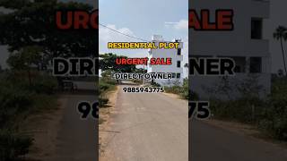 Owner wants to sell this plot urgently 😱 homebuyers hyderabad property realestate home plots [upl. by Haziza949]