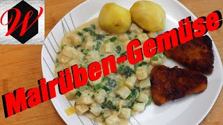 MairübenGemüse einfach und lecker  4k Video [upl. by Gnaig696]