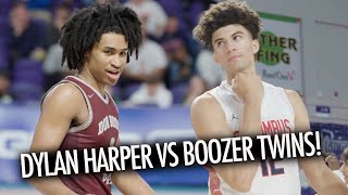 NBA KIDS WENT OFF DYLAN HARPER VS BOOZER TWINS WILD COMEBACK GAME [upl. by Esinert]