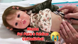 NICOLE FOI PARA O MÉDICO  BEBÊ REBORN [upl. by Nydia]