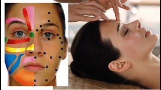 REFLEXOLOGIE FACIALE ASMR  Massage Visage Relaxant avec Musique  11 zones Reflexes [upl. by Nicole329]