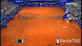 Dominic Thiem vs Joao Sousa Highlights HD Croatia Open 2015 Final [upl. by Egidius]