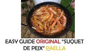 how to make an original quotSUQUET DE PEIXquot or quotZARZUELAquot original paella recipe from Valencia Spain [upl. by Dane]