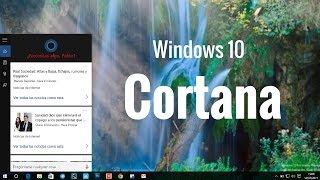 Cortana en Windows 10 para PC y Tablet en español [upl. by Janessa]