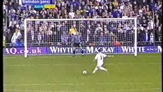 20030924 Leeds United vs Swindon Town [upl. by Sinnek]