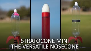 StratoCone Mini the Versatile Nosecone for 2L FTC and Spliced Water Rockets [upl. by Snyder]