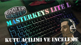 TRde ilk Cooler Master Masterkeys Lite L RGB Klavye ve Fare bundle Kutu Açılımı ve İncelemesi [upl. by Down]