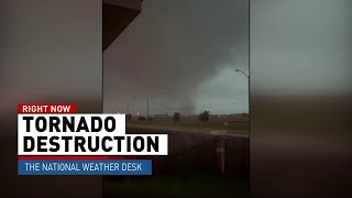 The very active tornado season continues with Temple Texas being hit hard [upl. by Stover]