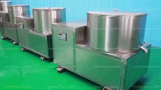 Potato chips dewatering and deoiling machine [upl. by Ayerhs]