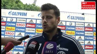 Interview mit SchalkeNeuzugang Tranquillo Barnetta [upl. by Nay]