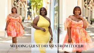 Wedding Guest Dress Ideas  Eloquii Haul [upl. by Notxed]