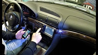 BMW E38 как подключиться к штатной магнитоле [upl. by Ayatahs]