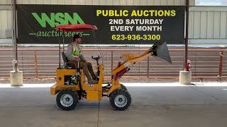 2024 Fland FL45 Mini Wheel Loader For Virtual Auction June 8th 2024 [upl. by Christensen]