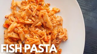 Pilchards Tin Fish Pasta Recipe [upl. by Ramedlaw]