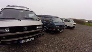 VW T25  T3  Vanagon quotRolling Slowquot February Club Meet [upl. by Eetsirk]