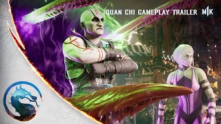 Mortal Kombat 1  Official Quan Chi Gameplay Trailer [upl. by Dumm]