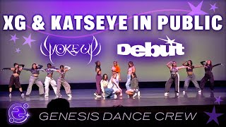 KPOP IN PUBLIC Performing WOKE UP by XG and DEBUT by KATSEYE LIVE at Our School [upl. by Nyberg759]