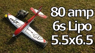 EFXTRA 6S 55X65 Carbon prop [upl. by Axela]