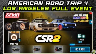 CSR Racing 2  American Road Trip 4 Los Angeles Full Event [upl. by Ijok]