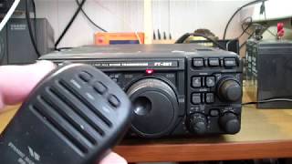 Yaesu FT897D задержка срабатывания РТТ repair [upl. by Feodora187]