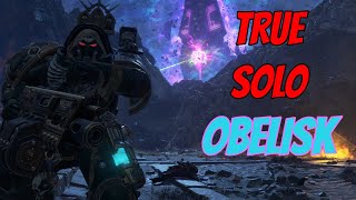 True Soloing The NEW Operation Obelisk Worlds First  True Solo  Space Marine 2 [upl. by Francisco851]