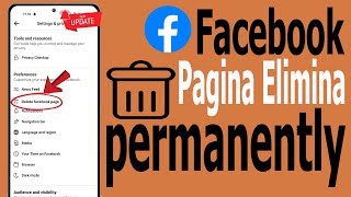 Come eliminare una pagina Facebook [upl. by Fem772]