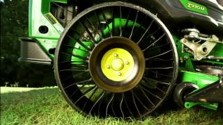 The MICHELIN® X® TWEEL® Turf Airless Radial Tire  John Deere ZTrak™ 900 Series Mowers [upl. by Ahsimal456]