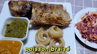 Marinade et braise du poisson maquereau au four🇨🇲 poissonbraise [upl. by Caleb334]