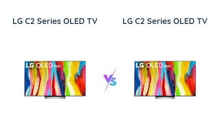 LG C2 Series 55Inch vs 65Inch OLED evo Gallery TV Comparison [upl. by Releehw]