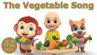 The Vegetable Song  Kindergarten Education Learning for Kids  Parenting Resources from Jugnu Kids [upl. by Dachi]