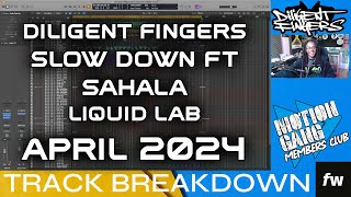 Diligent Fingers  Slow Down ft Sahala  Track Breakdown April  Members Club 2024 [upl. by Suivat]