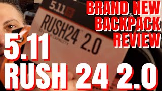 511 RUSH 20  511 RUSH 24 20 BACKPACK  NEW BACKPACK REVIEW amp GIVEAWAY  Five Elements Tactical [upl. by Ryhpez]