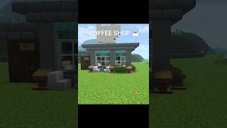 Minecraft Coffee Shop ☕  minecraft [upl. by Shirlie]