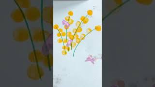 Easy Fingerprint Drawing  Thumbprint drawing fingerprintart​ thumbpainting​ fingerpainting​ [upl. by Semreh]