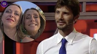 De Martino commenta la sua imitazione e i presunti flirt con Marcuzzi e Meloni [upl. by Rebm]