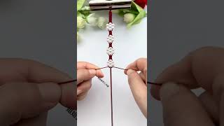 Seven Stars Shining Rope Braiding Skills Sharing Simple Braiding Bracelet Tutorial Bracelet Brai [upl. by Rakel]