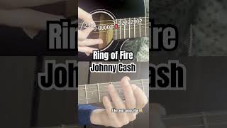 Ring of Fire  Johnny Cash guitar tutorial intro [upl. by Harras744]