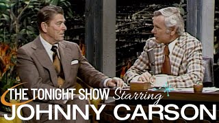 Ronald Reagan Sits Down with Johnny  Carson Tonight Show [upl. by Okramed828]