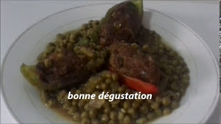 Tagine au petits pois poivrons et viande hachéeMa nouvelle recette [upl. by Inihor]