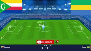 COMOROS vs GABON live score broad play by play Football Match [upl. by Mackenzie]