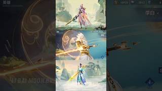 Zilong Empyrean Paladin VS Li Bai Moon Breaking Sword VS Prestige Valiant Sword Riven [upl. by Tristam]