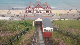 Saltburn Cliff Tramway at SaltburnbytheSea June 2022 [upl. by Raleigh]