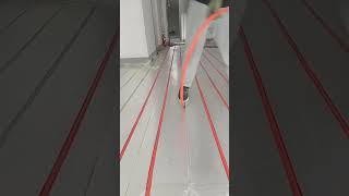 Floor heating pipe installation process [upl. by Iliak]