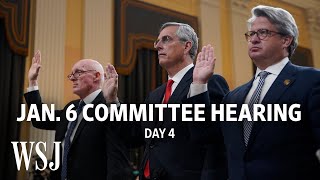 Watch Live House Jan 6 Committee Hearing  WSJ [upl. by Marozik]