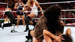 WWE Superstars Trish Stratus vs Vickie Guerrero on Raw [upl. by Ika417]