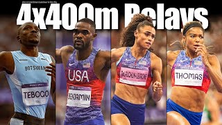 Letsile Tebogo vs Rai Benjamin in the Greatest 4x400m Relay Ever  McLaughlinLevrone 4x4 Record [upl. by Ibbie]