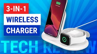 Best 3in1 Wireless Charger for iPhone  Apple Watch  AirPods  Belkin Charger Stand Review [upl. by Faxun]