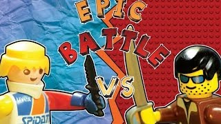 Epic Battle Lego vs Playmobil  Stop Motion  Animação I Senac RS [upl. by Airehc647]