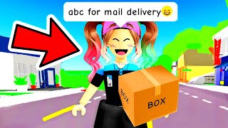 Becoming A MAIL DELIVERY in Brookhaven🤣 [upl. by Denzil]