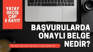 YATAY GEÇİŞ İÇİN İSTENEN “ONAYLI BELGE “ NEDİR [upl. by Pasco670]